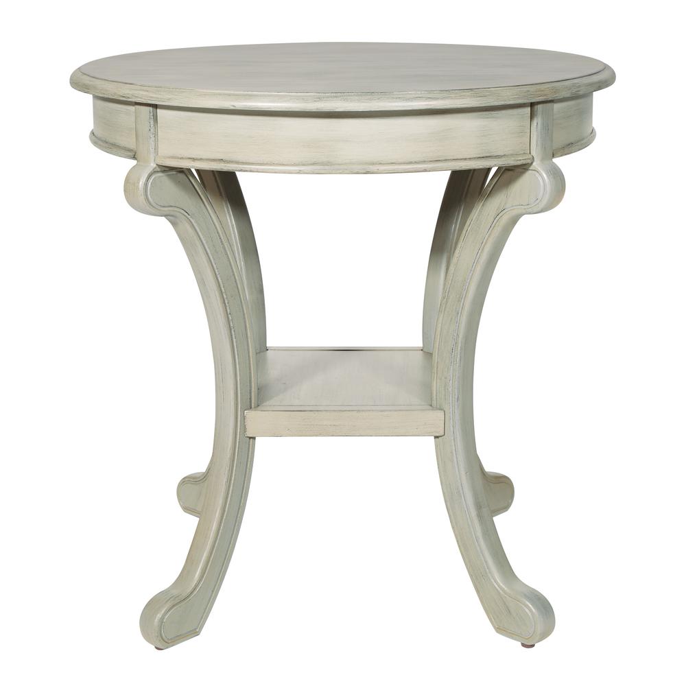 Vermont Accent Table in Antique Grey Stone Finish, BP-VMTAT-YCM6. Picture 2