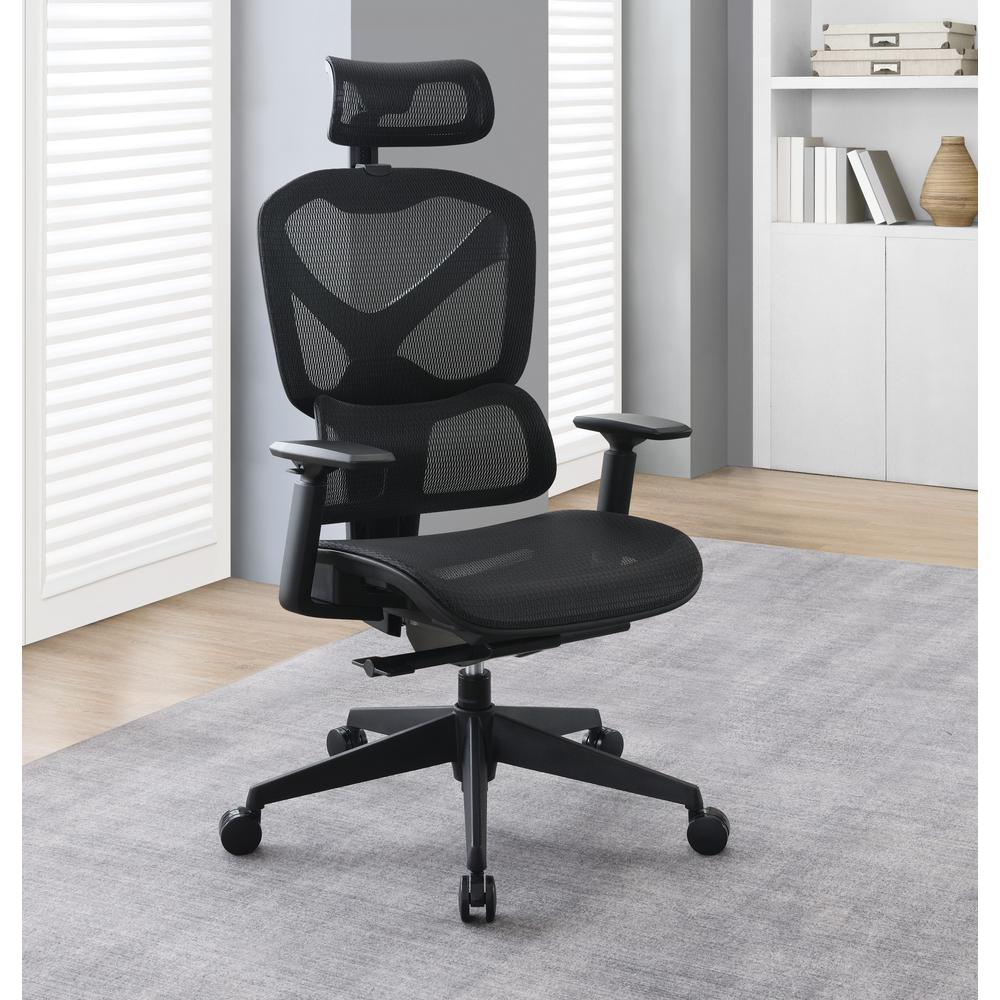 Mesh Back Manager’s Chair with Headrest. Picture 8