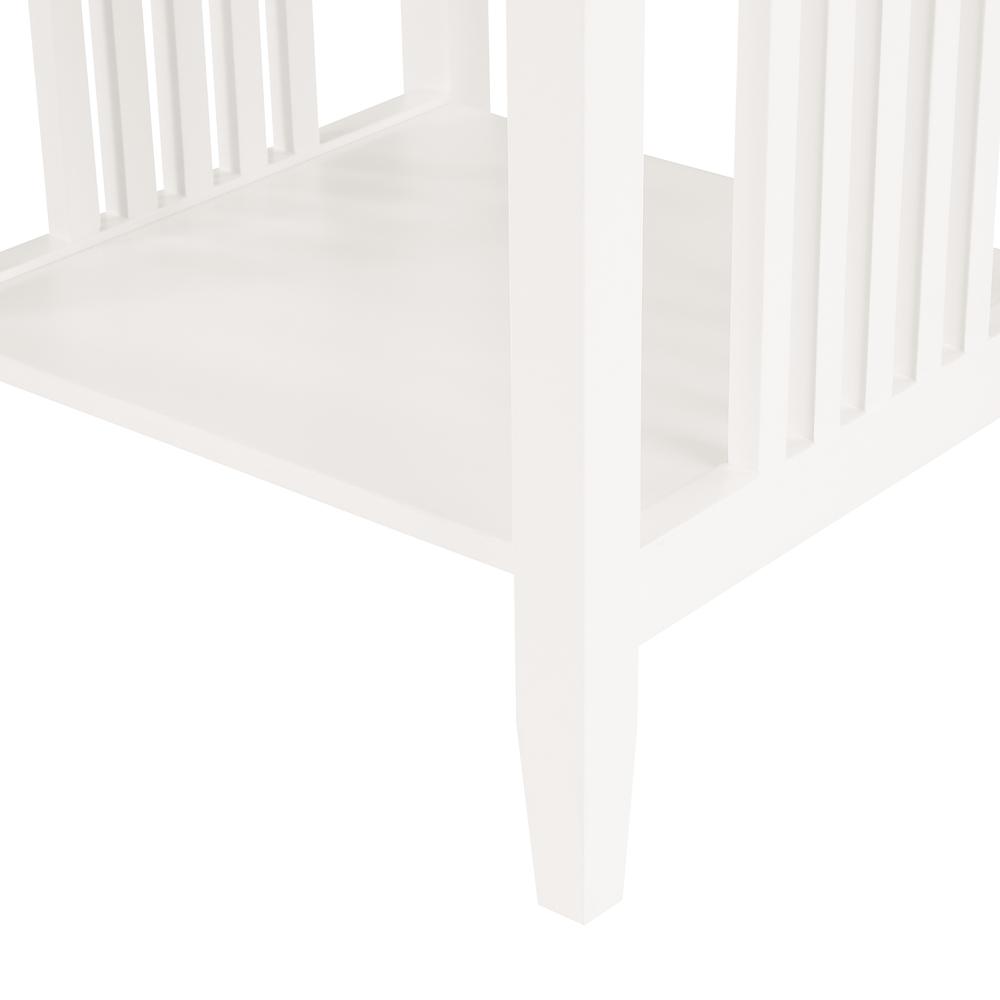 Sierra Side Table, White Finish. Picture 9