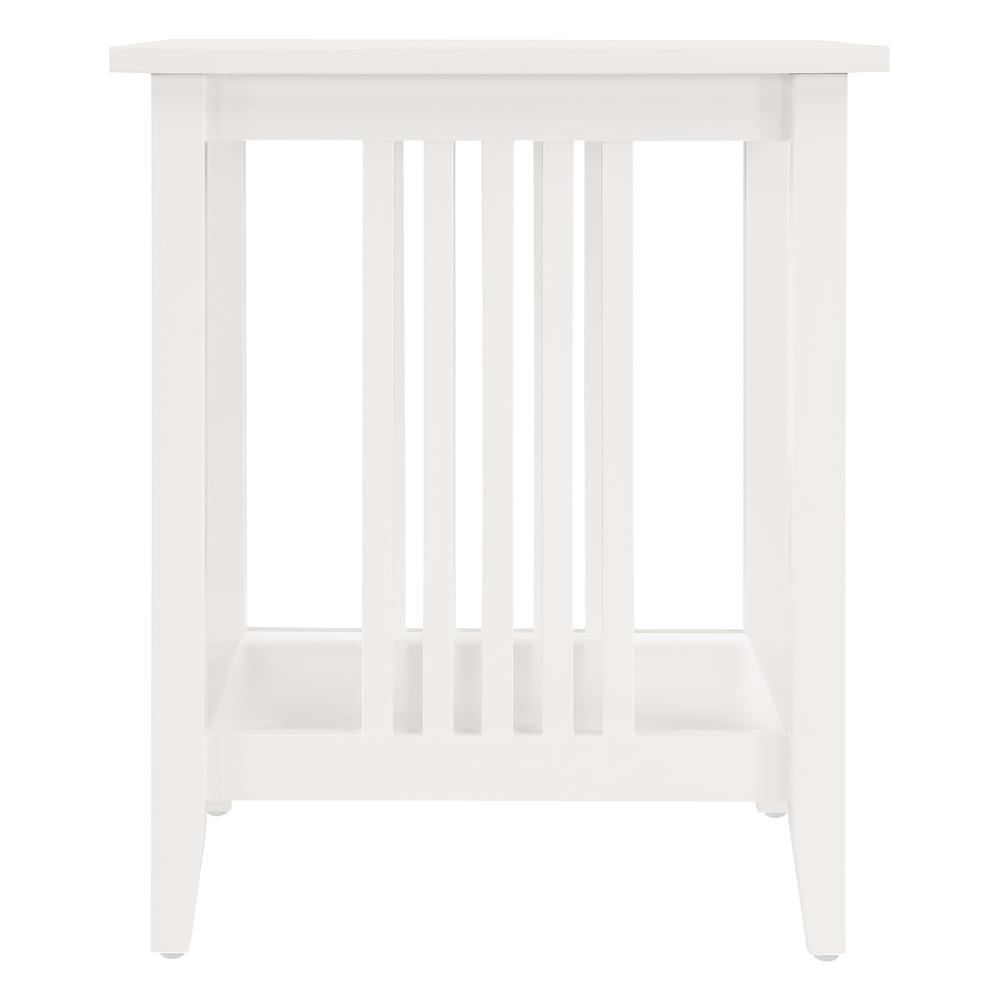 Sierra Side Table, White Finish. Picture 5