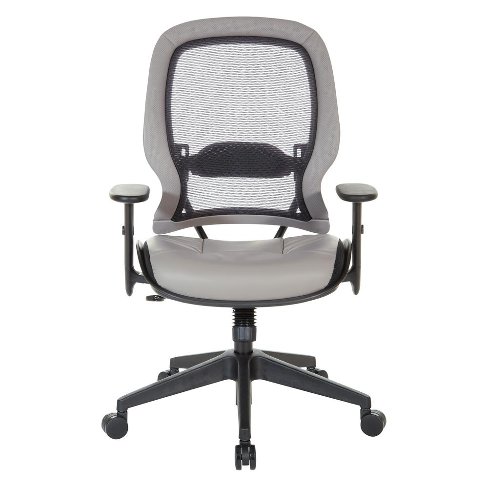 Dark Air Grid® Back Managers Chair, Black/Stratus. Picture 4