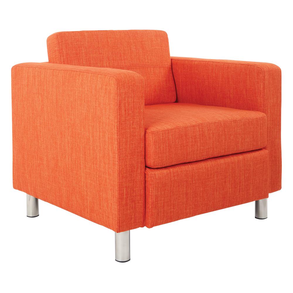 Pacific Armchair In Tangerine Fabric, PAC51-M5. Picture 1