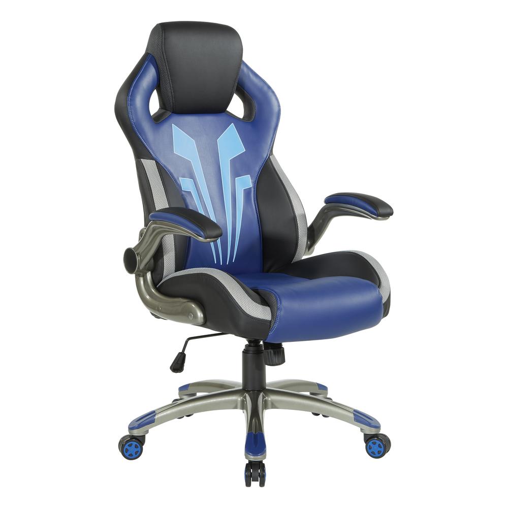 Ice Knight Gaming Chair in Blue, ICE25. Picture 1