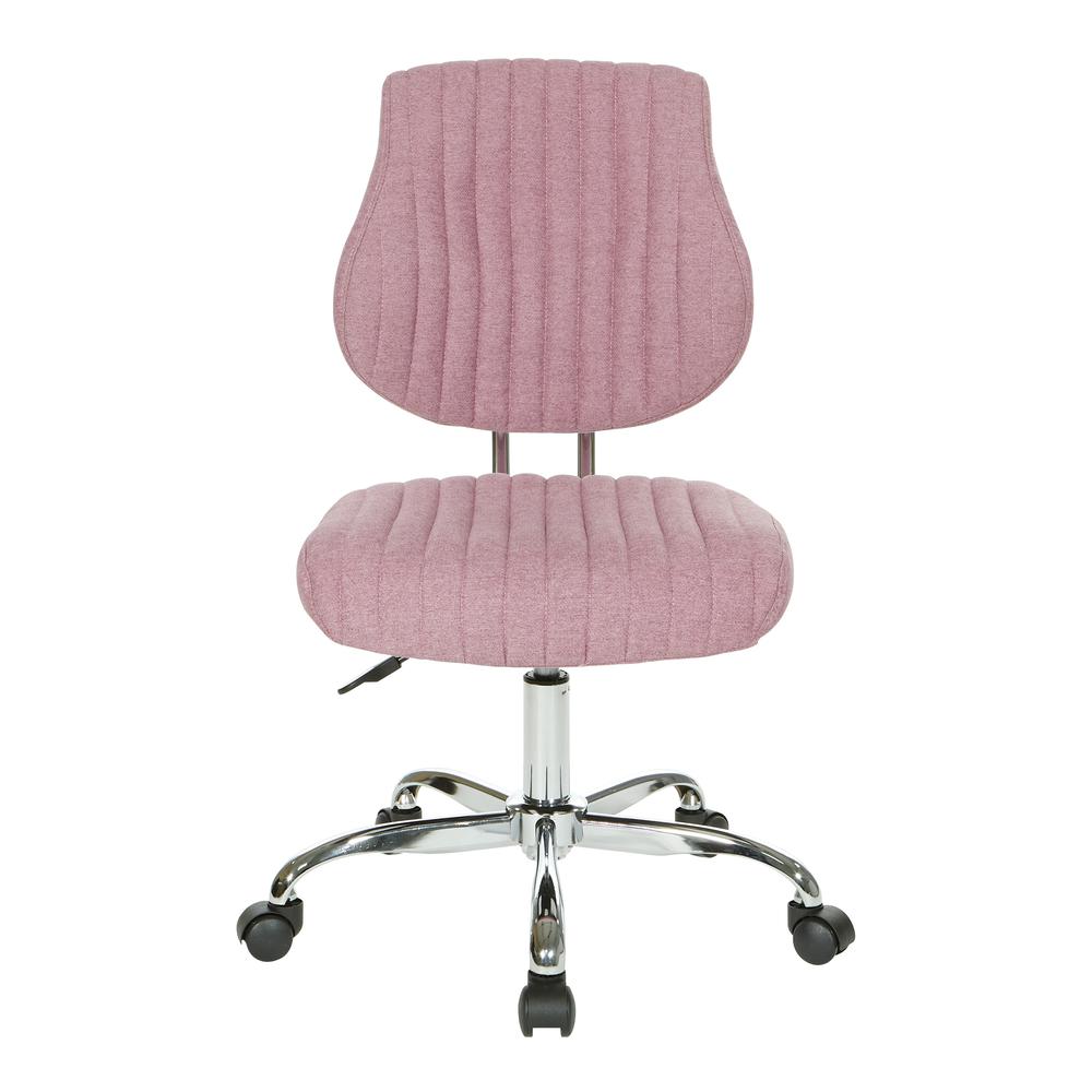 Sunnydale Office Chair in Orchid Fabric with Chrome Base, SNN26-E16. Picture 2