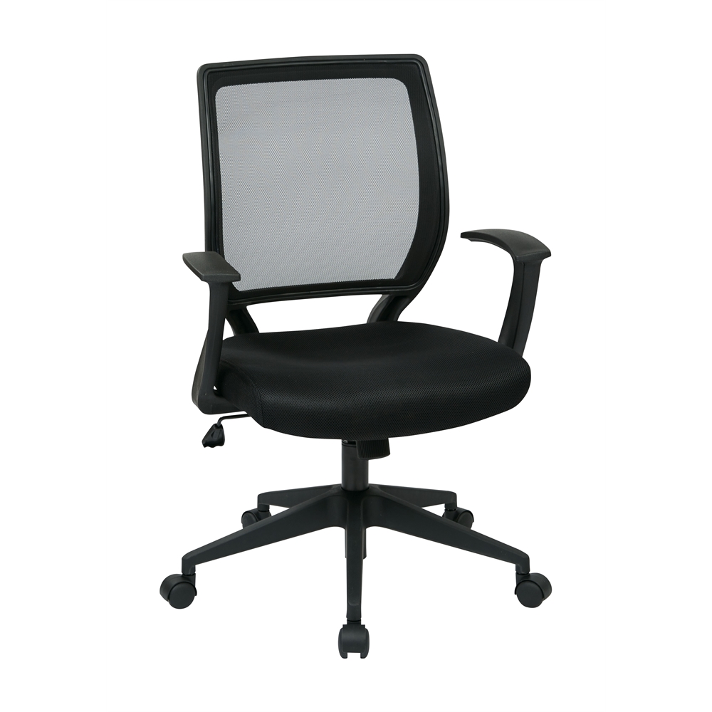 Screen Back Task Chair with "T" Arms. Picture 1