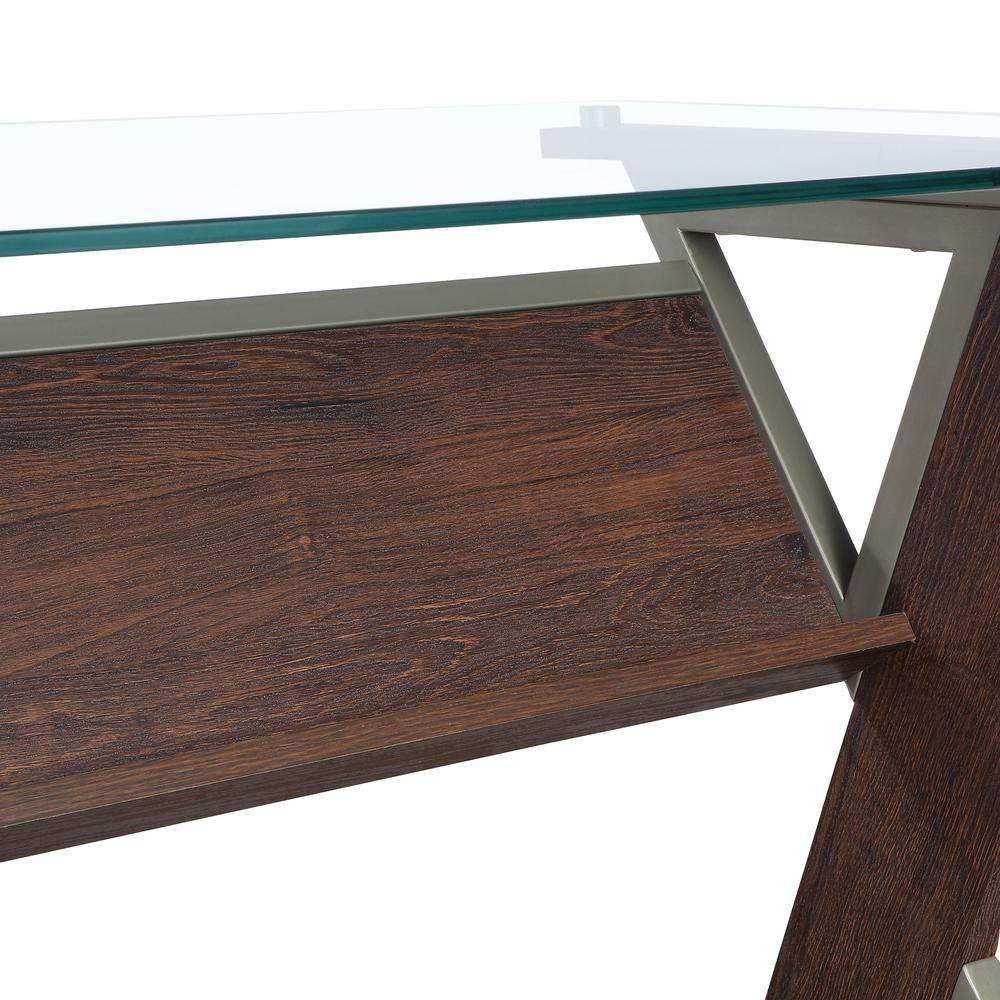 Zenos 48" Desk in Traditional Cherry. Picture 8