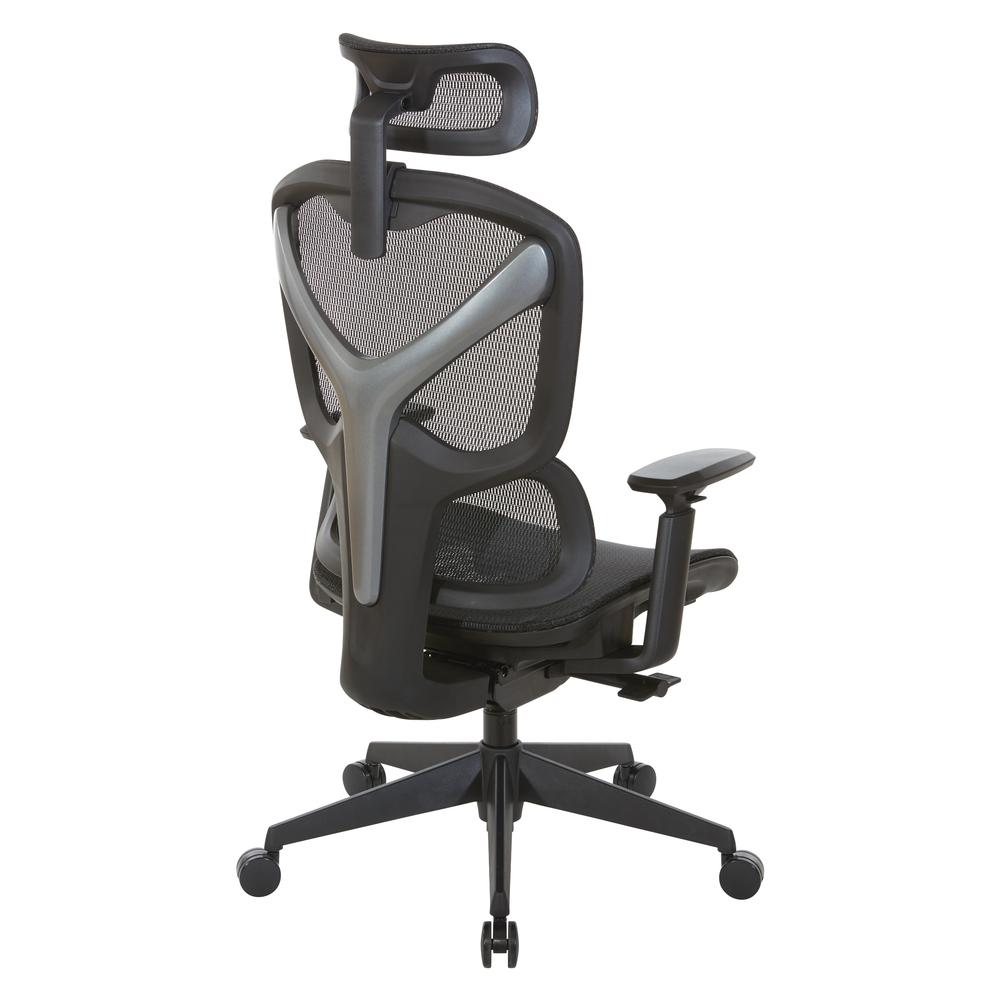 Mesh Back Manager’s Chair with Headrest. Picture 3