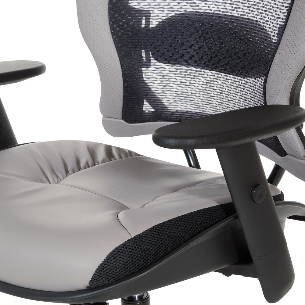 Dark Air Grid® Back Managers Chair, Black/Stratus. Picture 9