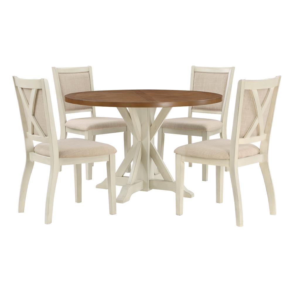 5 Piece Flower Dining Set. Picture 1
