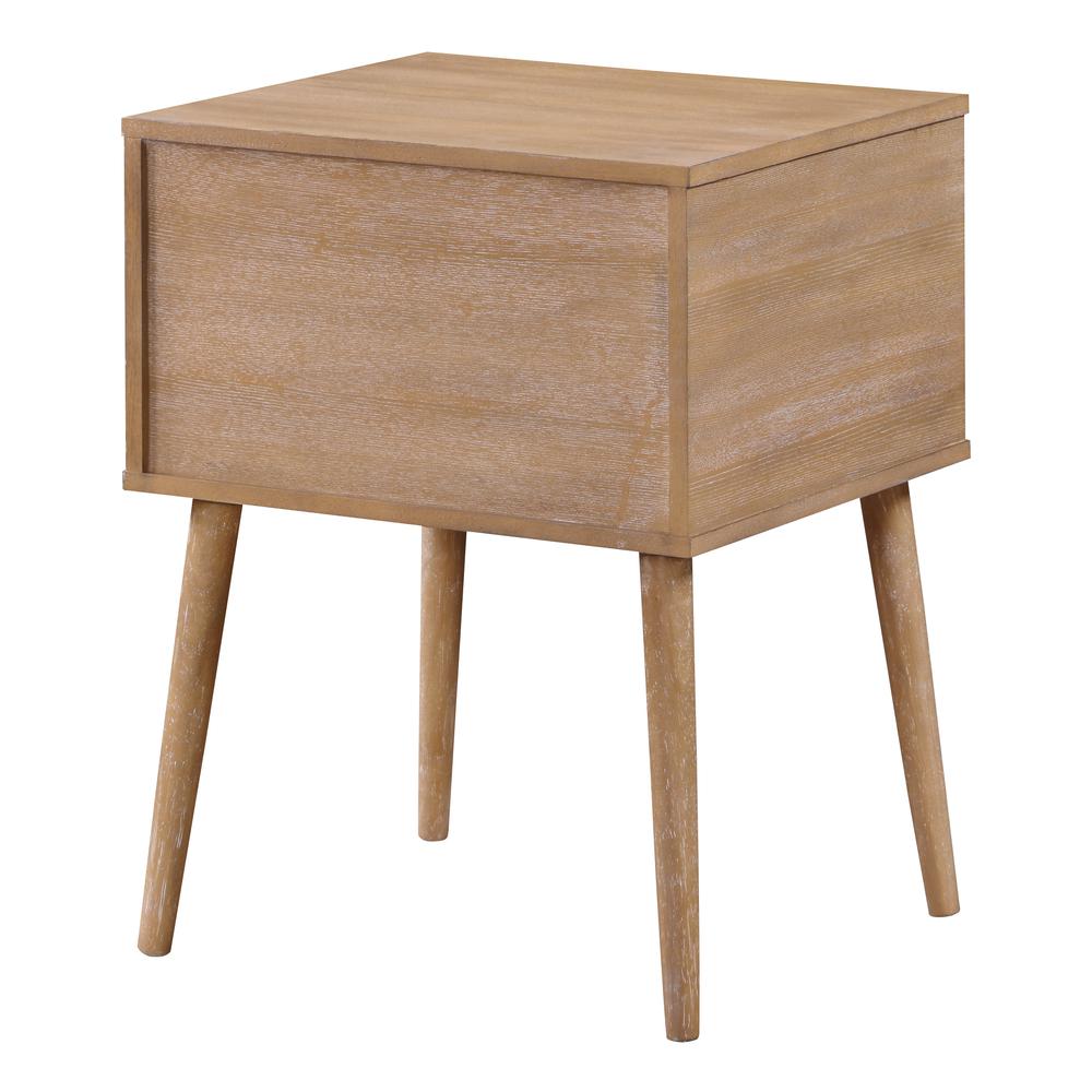 Rena 1-Drawer Side Table with Shelf. Picture 4