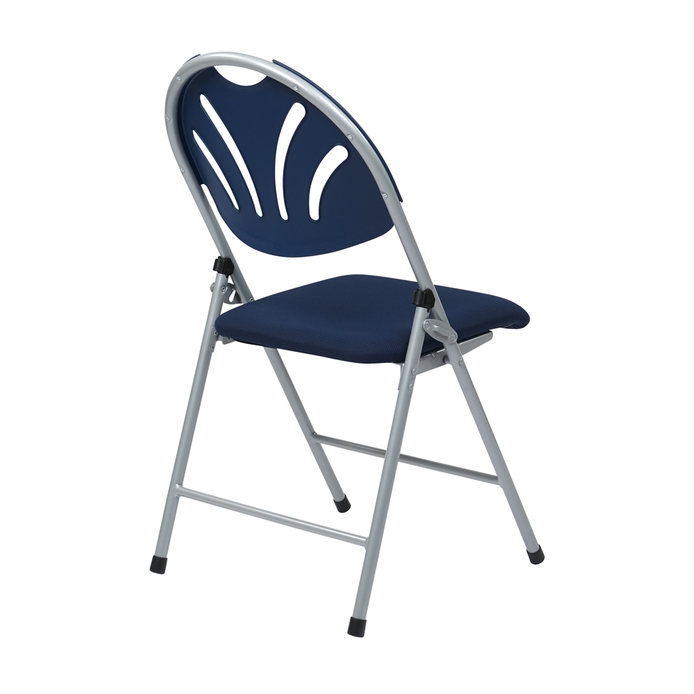 Folding Chair with Plastic Fan Back. Picture 3