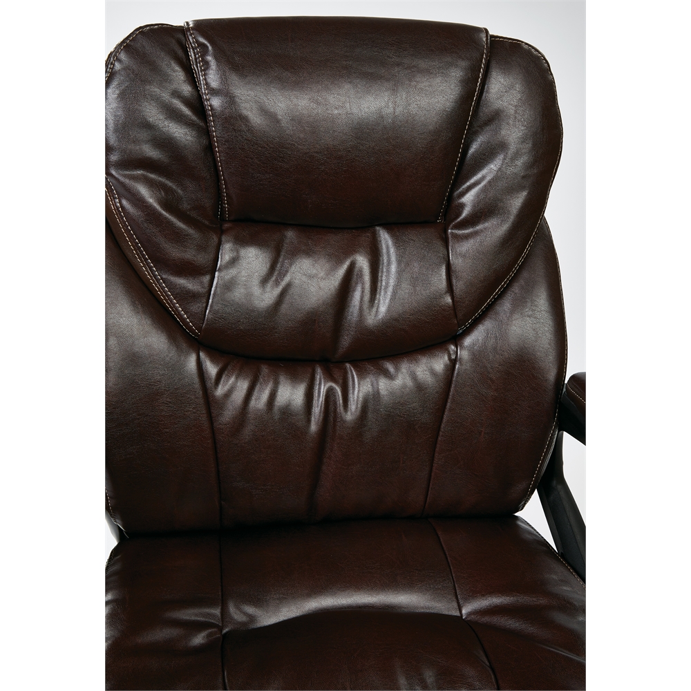 Faux Leather Managers Chair. Picture 4