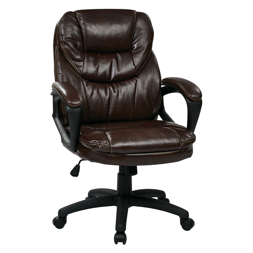 Faux Leather Managers Chair. Picture 1