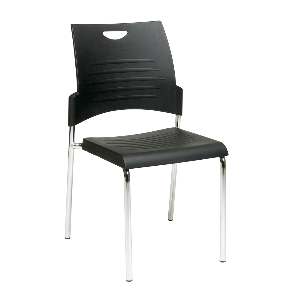Straight Leg Stack Chair. Picture 1