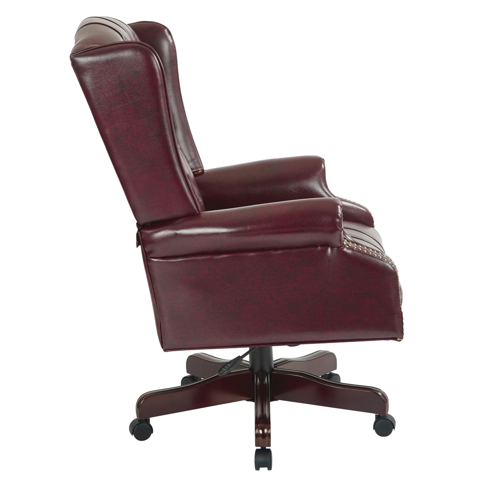 Deluxe High Back Traditional Executive Chair. Picture 2