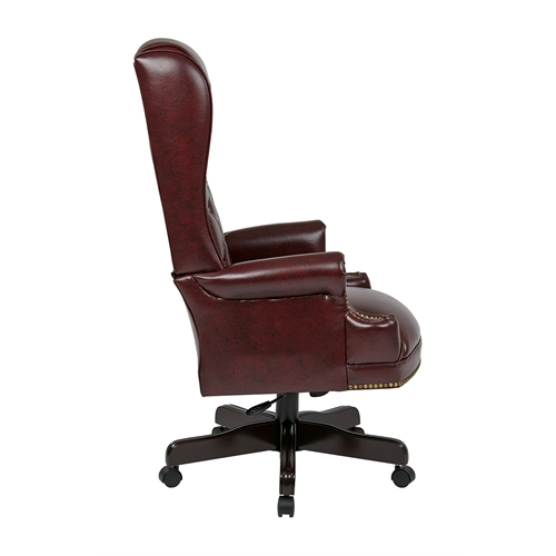 Deluxe High Back Traditional Executive Chair. Picture 2