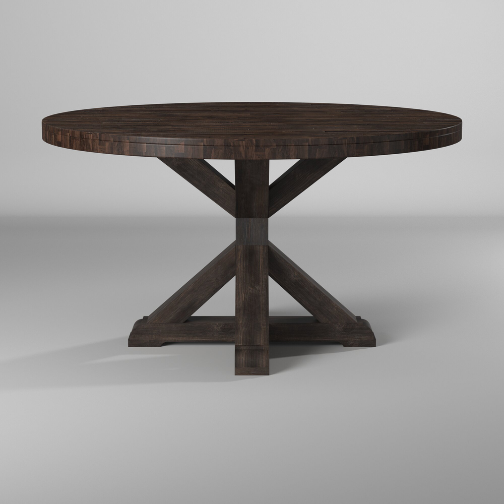 Newberry Round Dining Table, Salvaged Grey. Picture 6