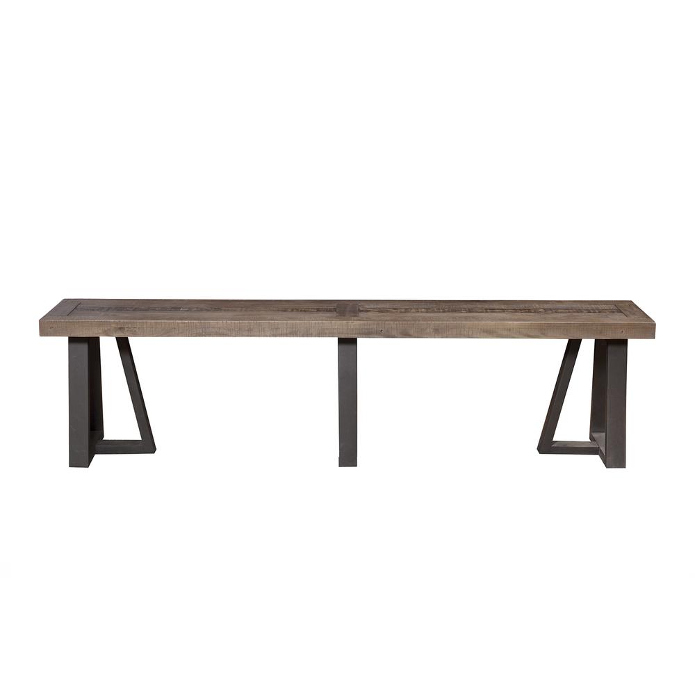 Prairie Dining Bench, Natural/Black. Picture 1