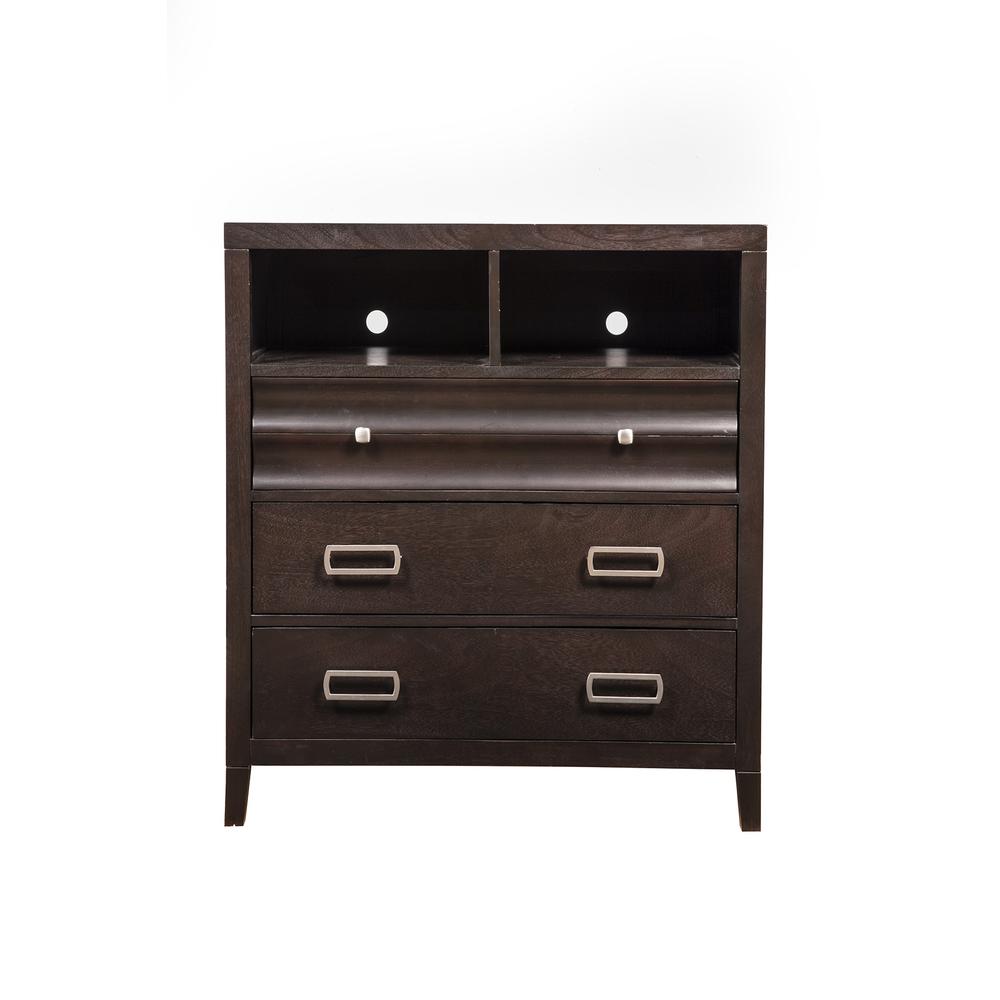 Legacy 3 Drawer TV Media Chest, Black Cherry. Picture 1