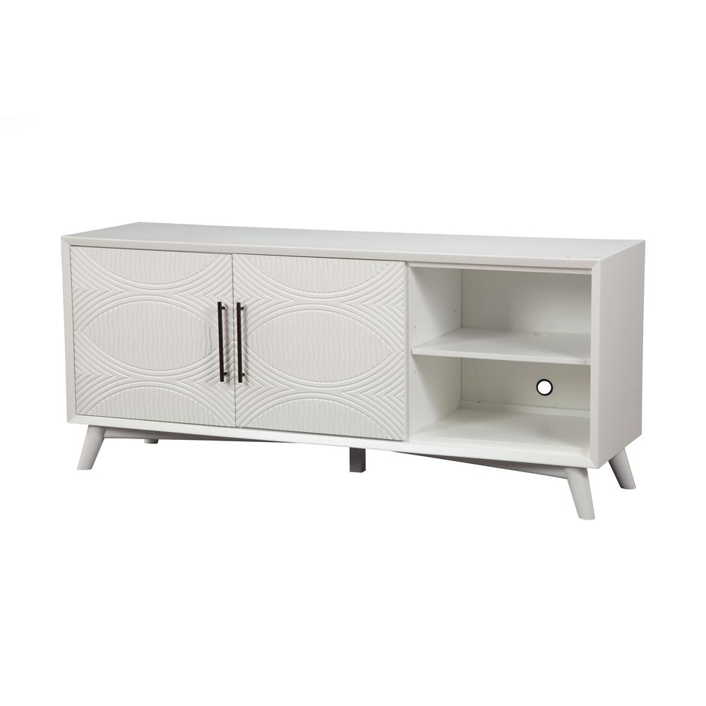 Tranquility TV Console, White. Picture 1