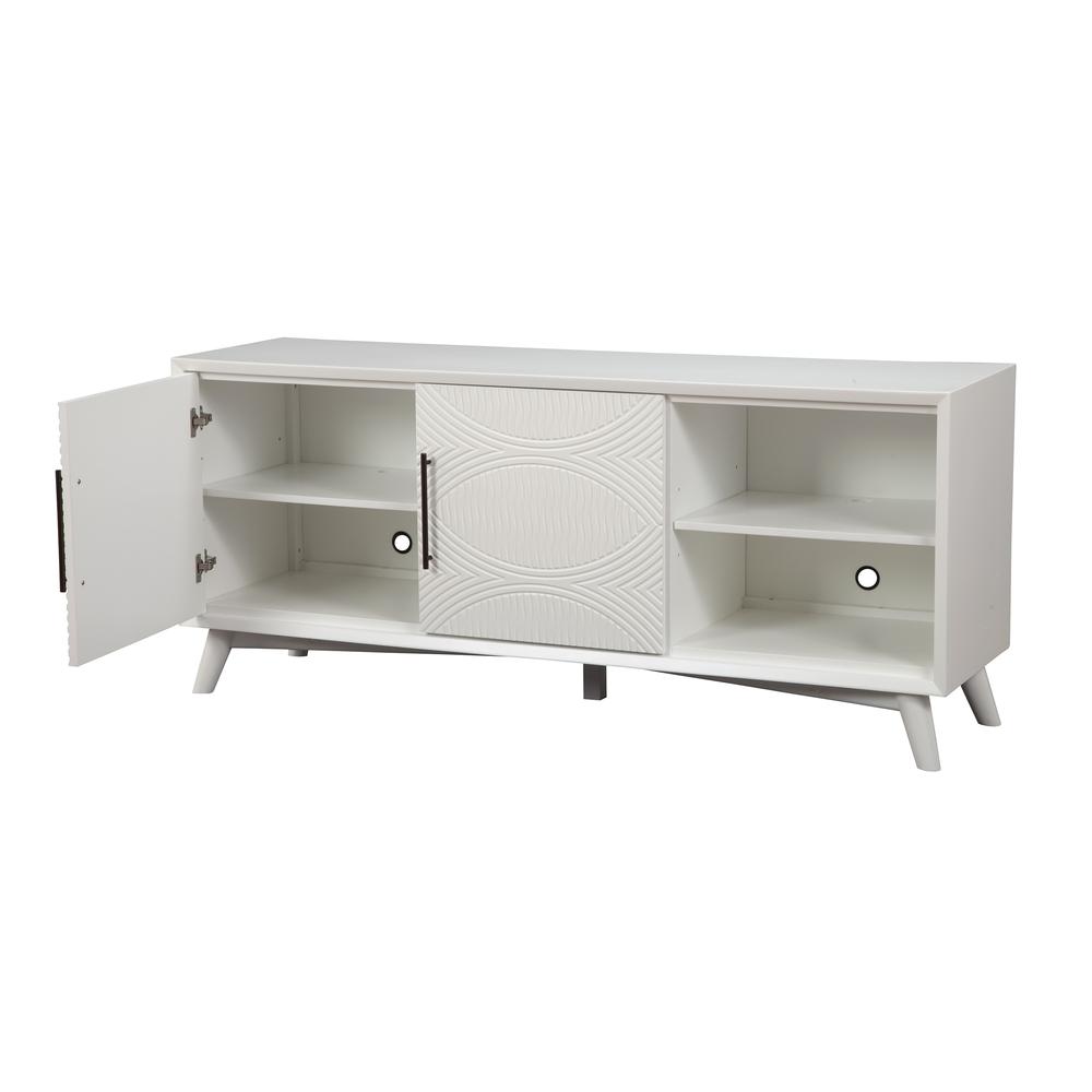 Tranquility TV Console, White. Picture 4
