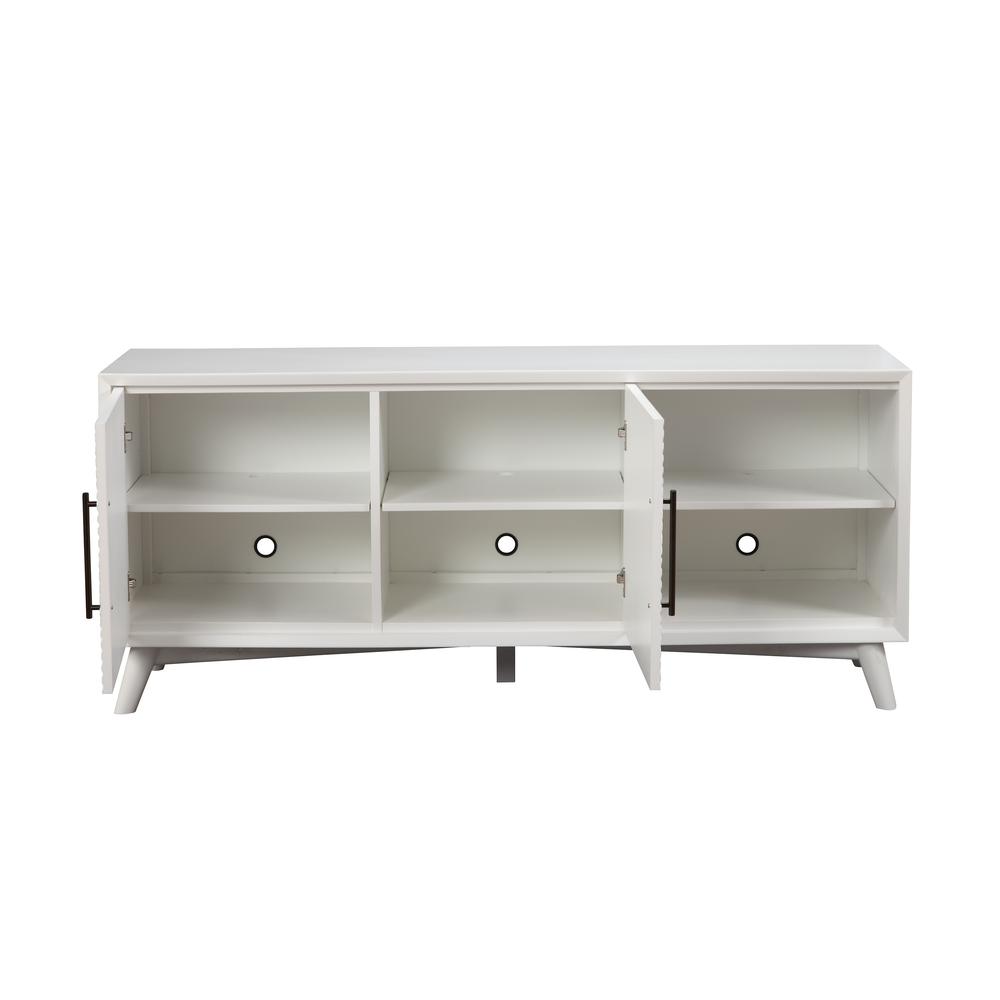 Tranquility TV Console, White. Picture 5
