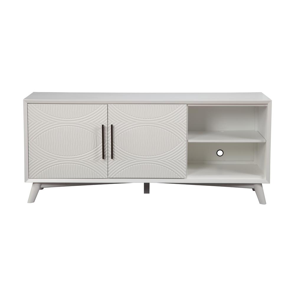 Tranquility TV Console, White. Picture 6