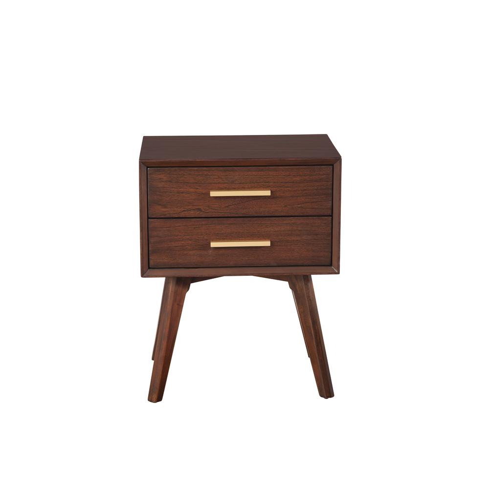 Gramercy 2 Drawer Nightstand. Picture 1
