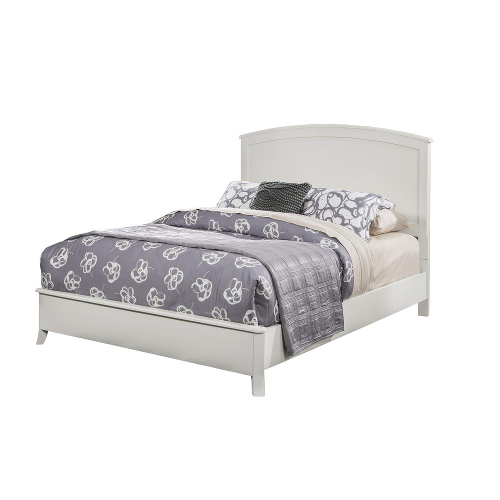 Baker California King Panel Bed, White. Picture 1