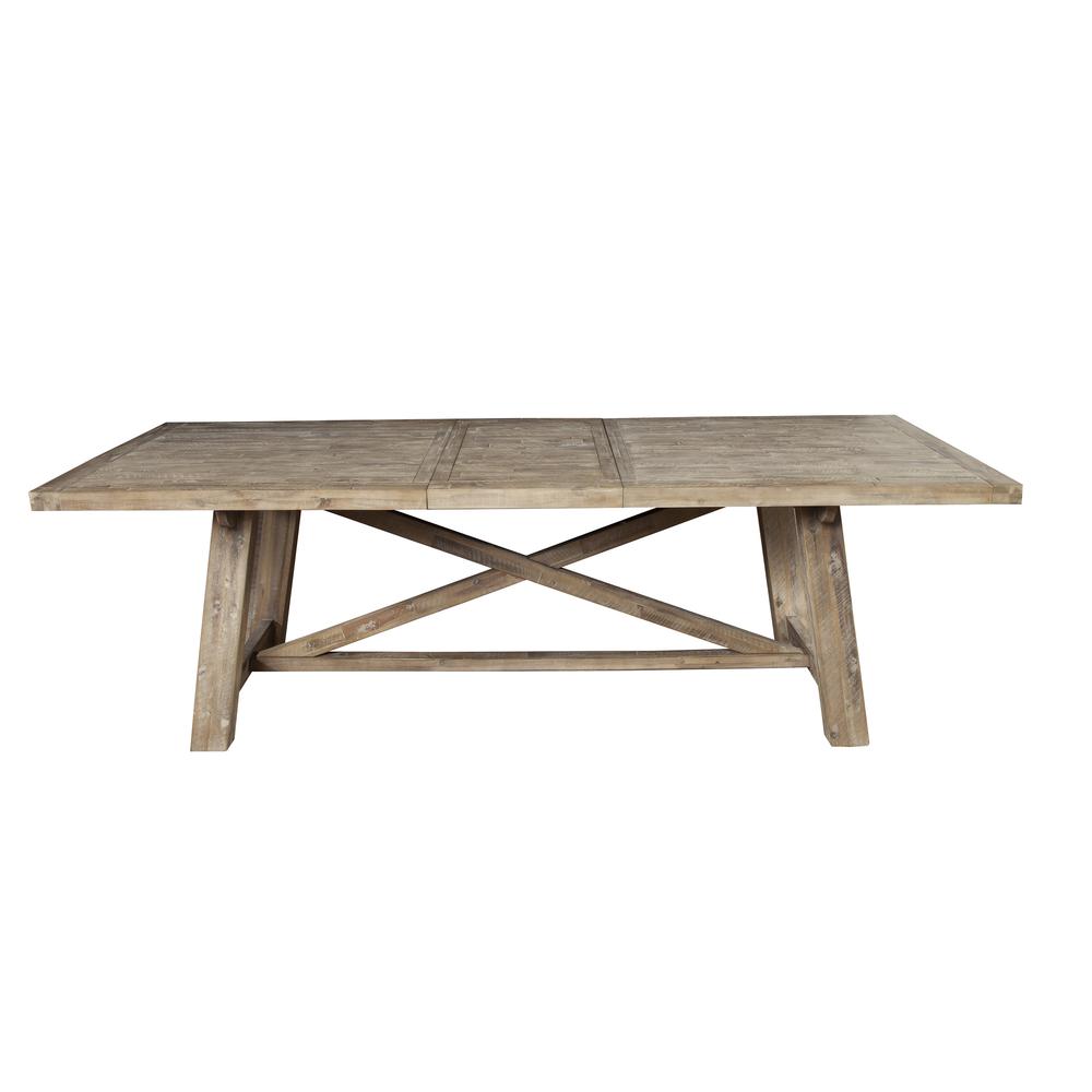 Newberry Extension Dining Table, Weathered Natural. Picture 1