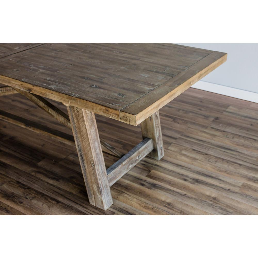 Newberry Extension Dining Table, Weathered Natural. Picture 7