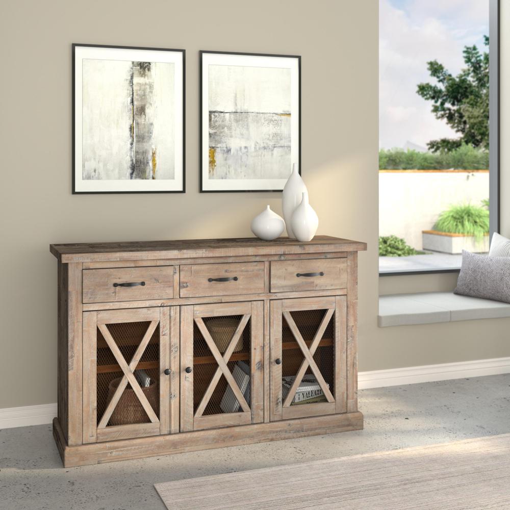 Newberry Sideboard, Weathered Natural. Picture 4
