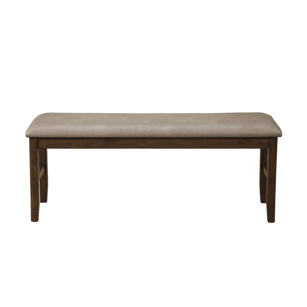 Emery Dining Bench, Walnut. Picture 1
