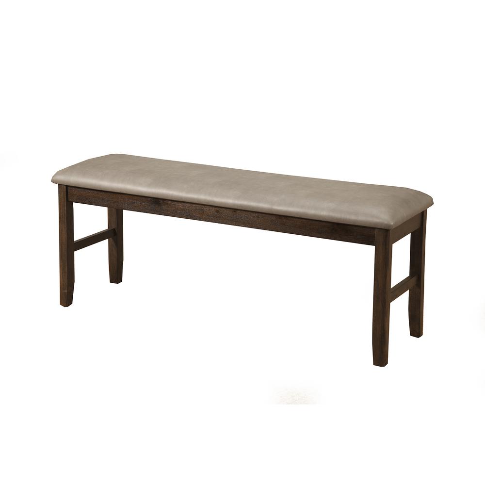 Emery Dining Bench, Walnut. Picture 2