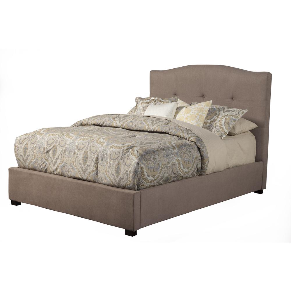 Amanda Full Tufted Upholstered Bed, Haskett/Jute. Picture 1
