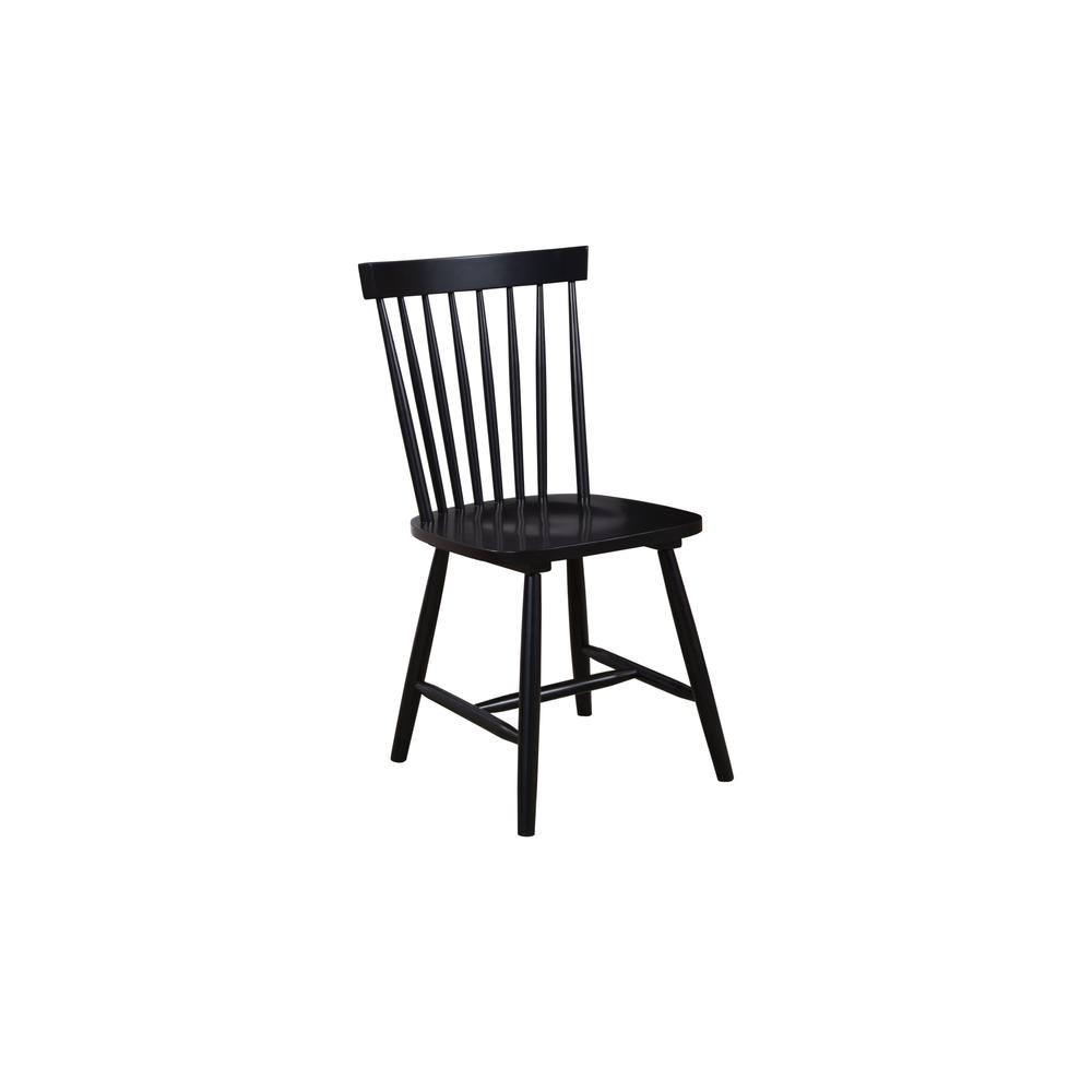 Lyra Set of 2 Side Chairs, Black. Picture 1