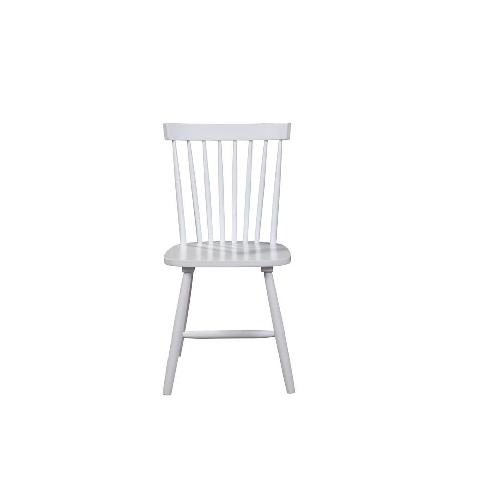 Lyra Set of 2 Side Chairs, White. Picture 3