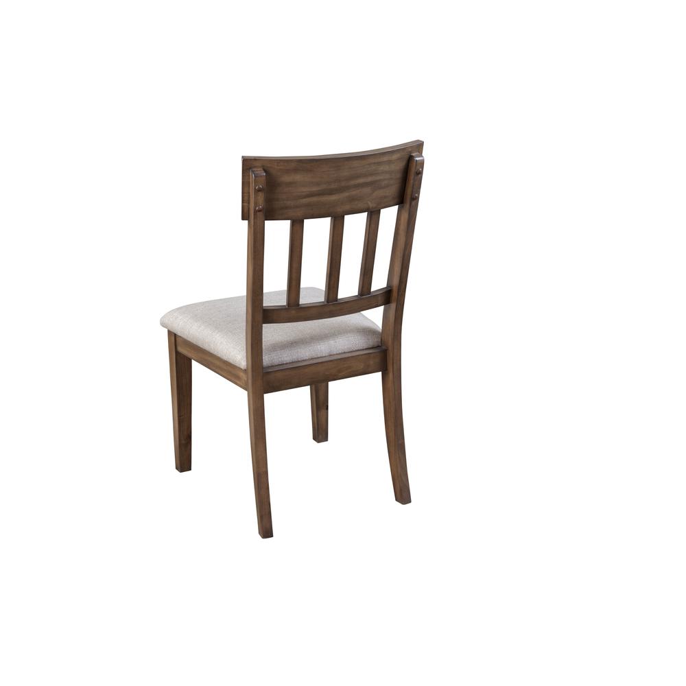 "Donham Set of 2 Side Chairs, Brown". Picture 4
