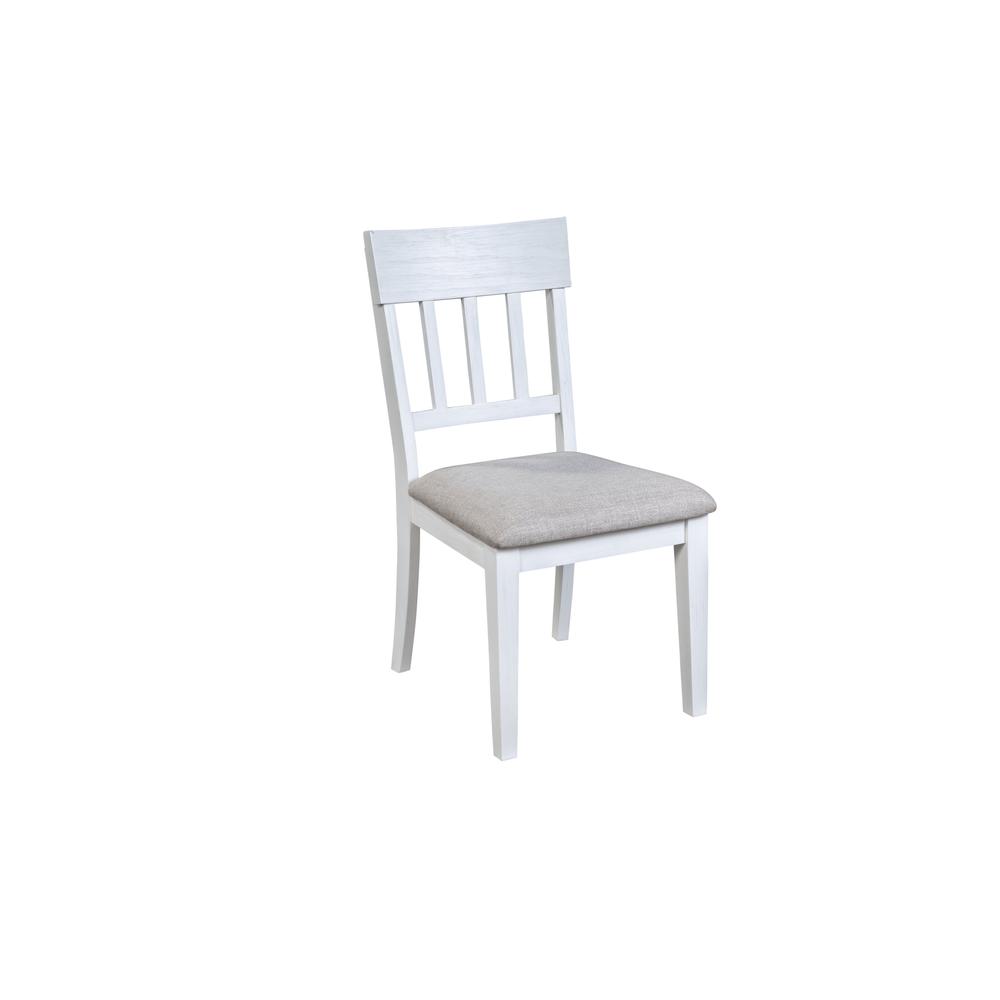 Donham Set of 2 Side Chairs, White. Picture 2