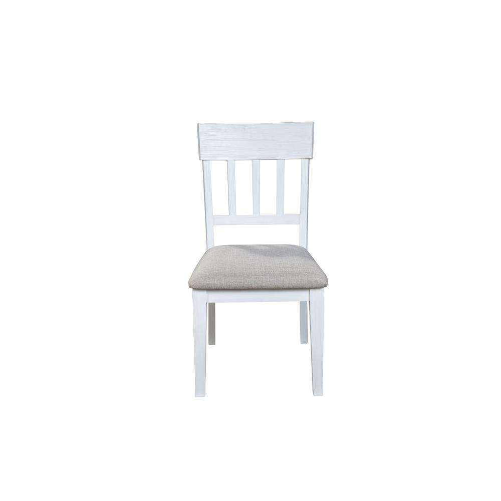 Donham Set of 2 Side Chairs, White. Picture 4