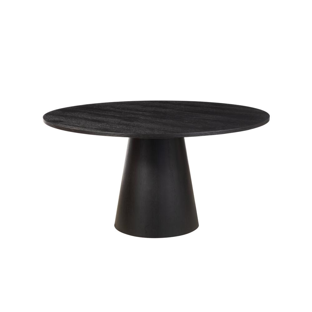 Cove Round Dining Table, Vintage Black. Picture 2