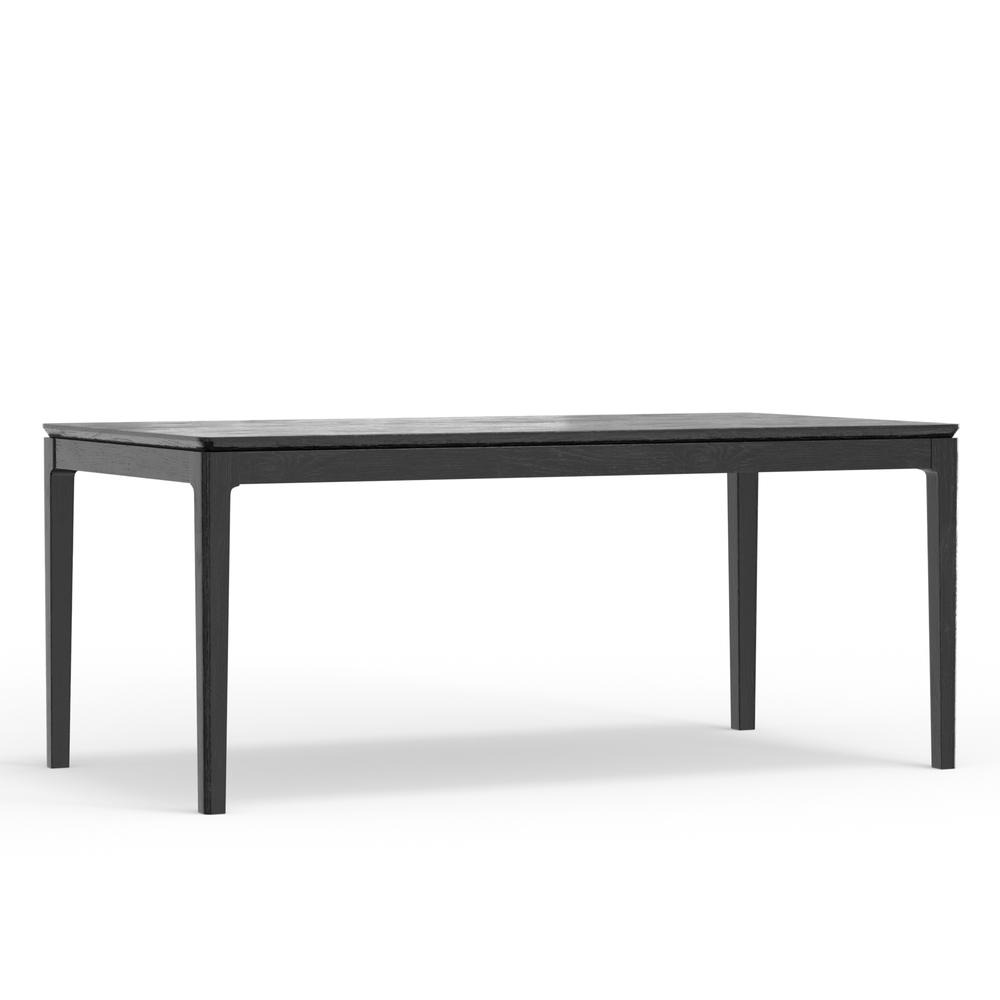 Cove Rectangular Dining Table, Vintage Black. Picture 1