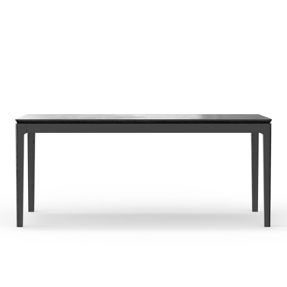 Cove Rectangular Dining Table, Vintage Black. Picture 2