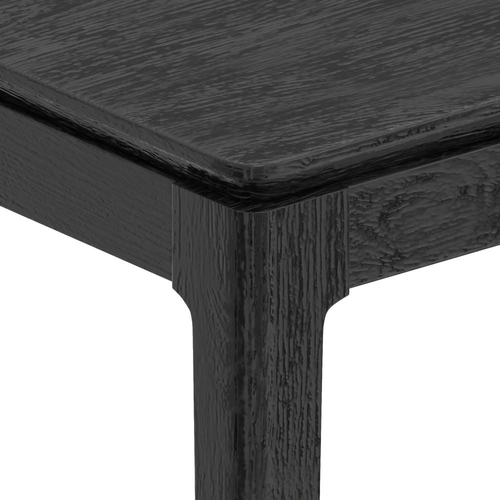 Cove Rectangular Dining Table, Vintage Black. Picture 5