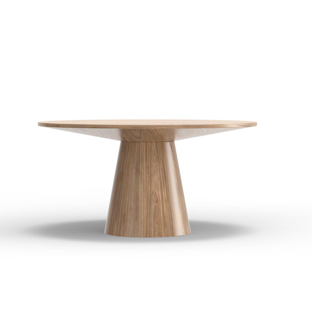 Cove Round Dining Table, Natural. Picture 1