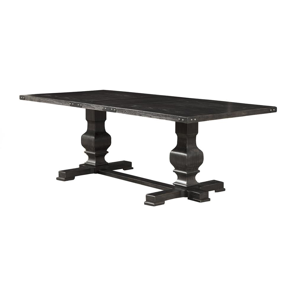 Manchester Dining Table, Vintage Black. Picture 1