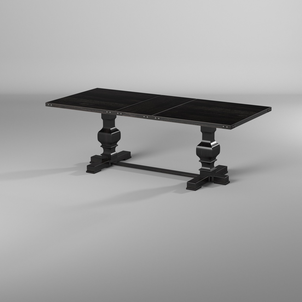 Manchester Dining Table, Vintage Black. Picture 3