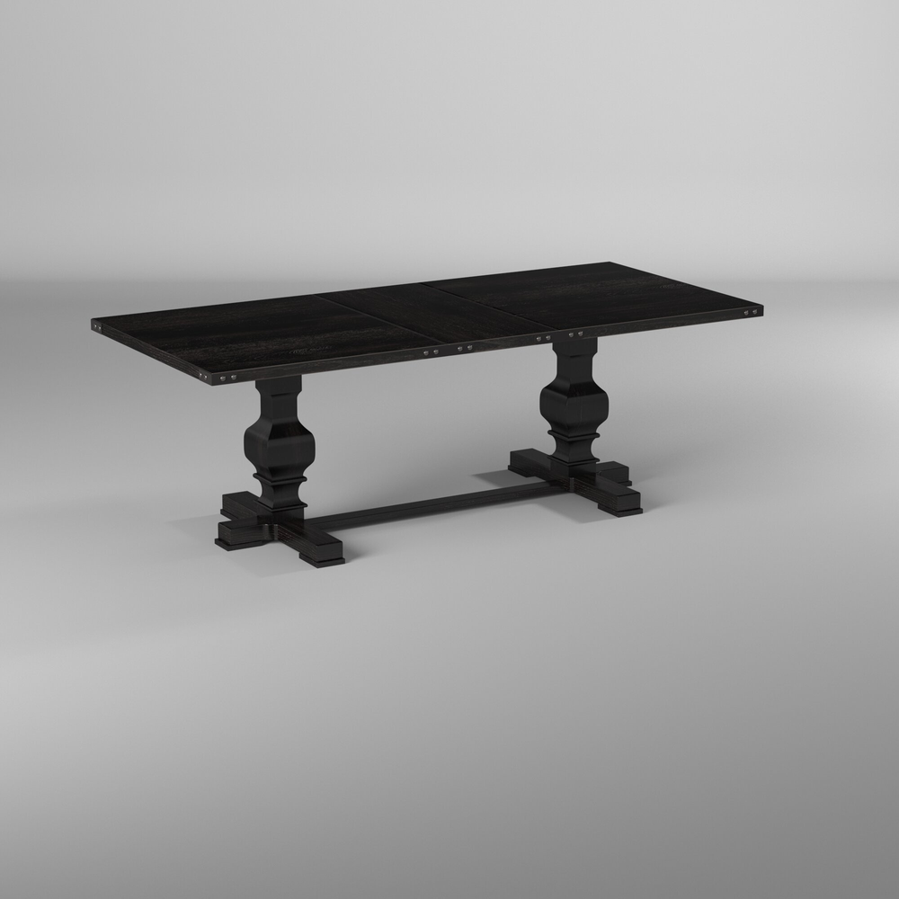 Manchester Dining Table, Vintage Black. Picture 6
