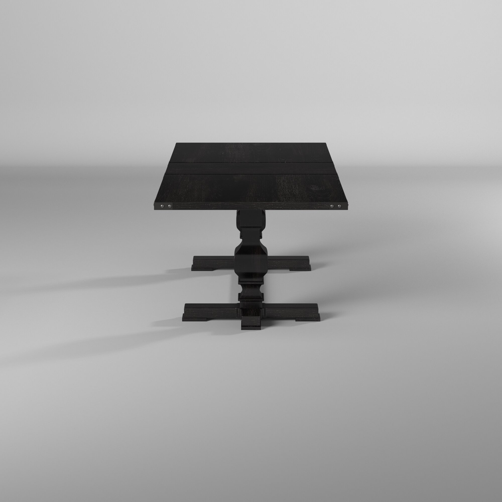 Manchester Dining Table, Vintage Black. Picture 7