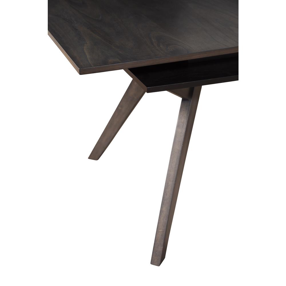 Lennox Rectangular Extension Dining Table, Dark Tobacco. Picture 6